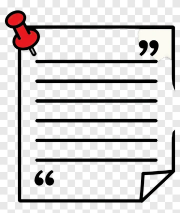 Note With Red Pin PNG