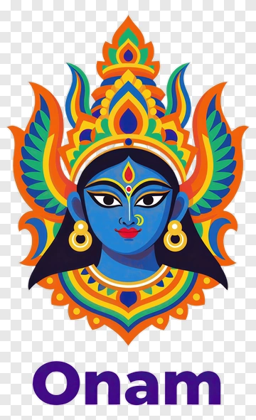 Onam Festival Deity Illustration PNG