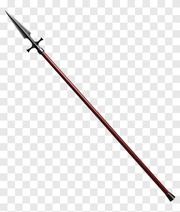 Red And Black Spear PNG