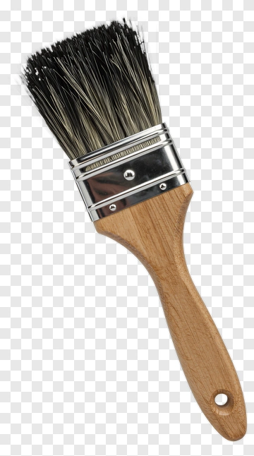Paintbrush With Wooden Handle PNG