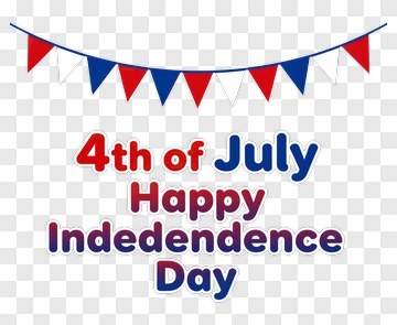 4th Of July Happy Independence Day PNG