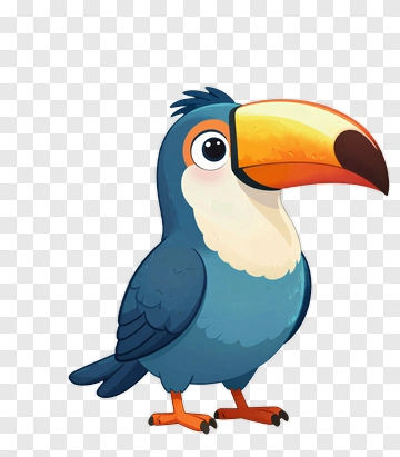 Toucan Bird With Big Beak PNG