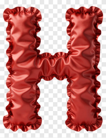 Red Letter H PNG