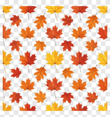 Maple Leaf Pattern PNG