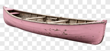 Pink Canoe PNG