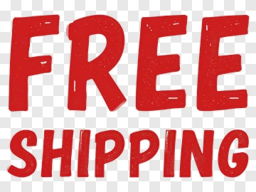 Free Shipping Text PNG