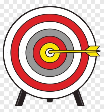 Target With Arrow In Center PNG