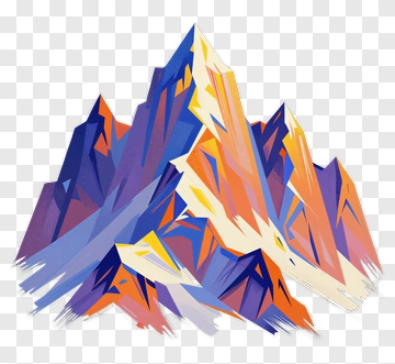 Abstract Mountain PNG