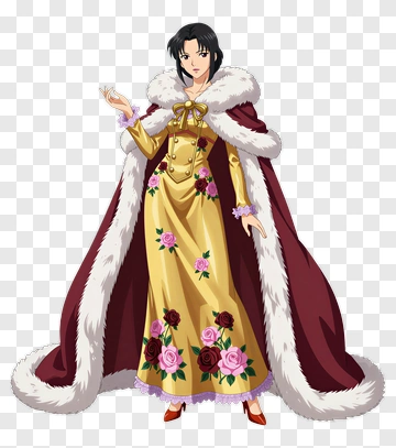Anime Character In Ornate Gown PNG