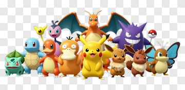 Pokemon Characters Collection PNG