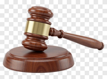Gavel On Stand PNG
