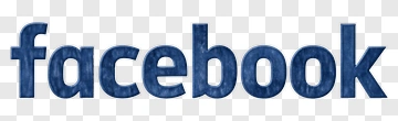Facebook Logo In Denim Texture PNG