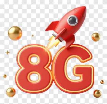 Red Rocket Launching Over 8G PNG