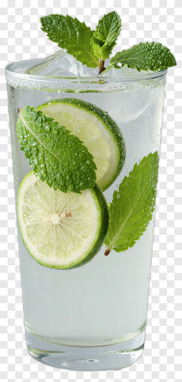 Refreshing Lime And Mint Drink PNG
