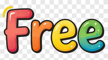Rainbow Free Text PNG