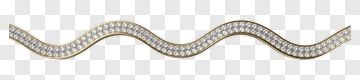 Gold Diamond Bracelet With Curved Design PNG
