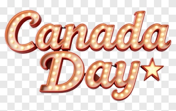 Canada Day Marquee Sign PNG
