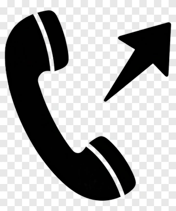 Telephone With Arrow PNG