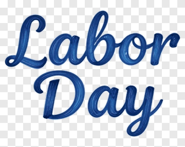 Labor Day Handwritten Text PNG