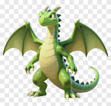 Green Dragon PNG