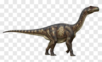 Long-necked Dinosaur In Detailed 3D Render PNG