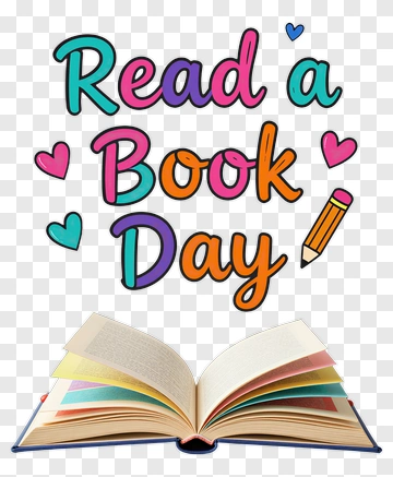 Read A Book Day Celebration PNG