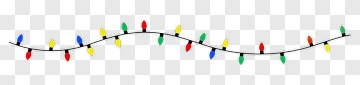 String Of Christmas Lights PNG