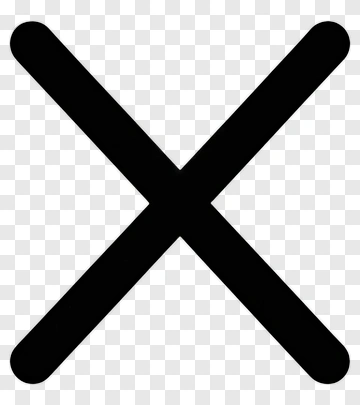 Black Cross Icon PNG