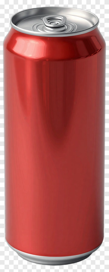 Red Aluminum Can PNG