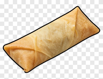 Golden Spring Roll PNG