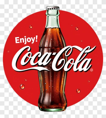 Coca-Cola Bottle With Classic Logo PNG