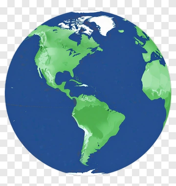 Flat Earth Map PNG