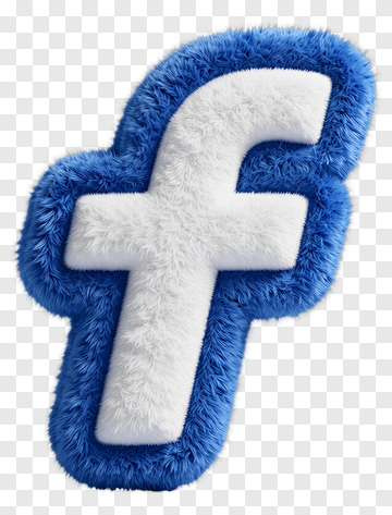 Fur-covered Facebook Logo PNG
