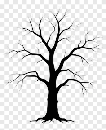 Black Tree Silhouette PNG