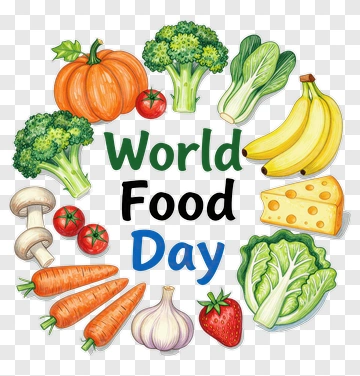 World Food Day Illustration PNG