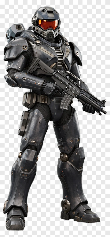 Soldier In Tactical Armor PNG
