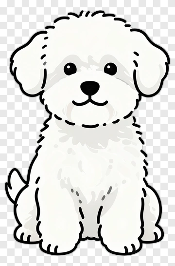 Cute Cartoon Puppy PNG