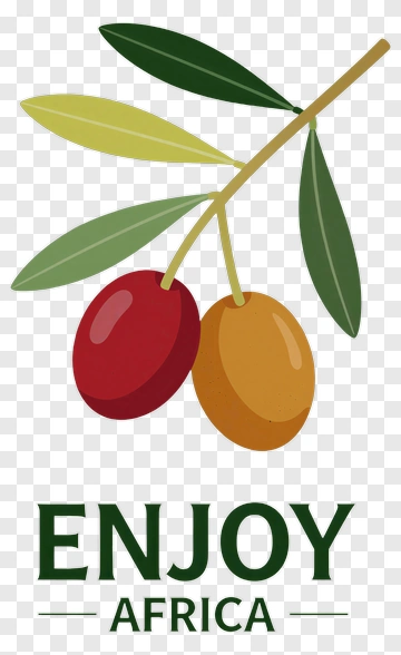 Olive Branch With Red And Orange Olives PNG