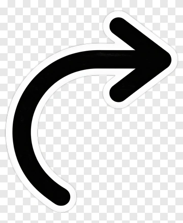Curved Arrow Icon PNG