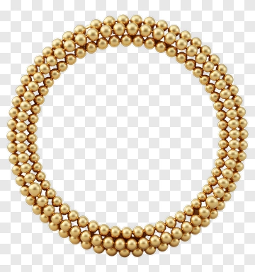 Gold Bead Bracelet PNG