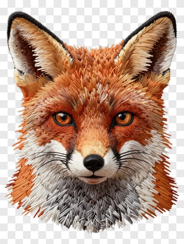 Fox Portrait PNG