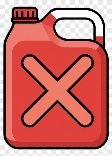 Prohibited Fuel Canister Icon PNG