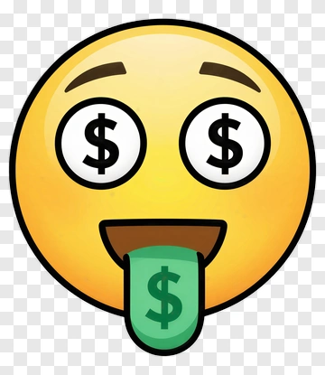 Money Tongue Emoji PNG