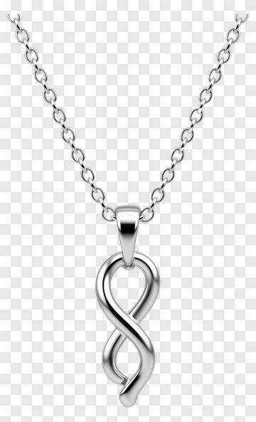Infinity Pendant Necklace PNG