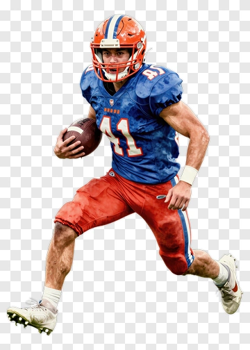 Football Player In Action PNG