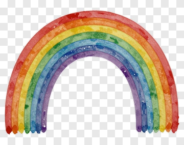 Watercolor Rainbow PNG