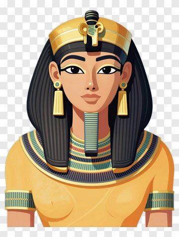 Portrait Of An Egyptian Queen PNG