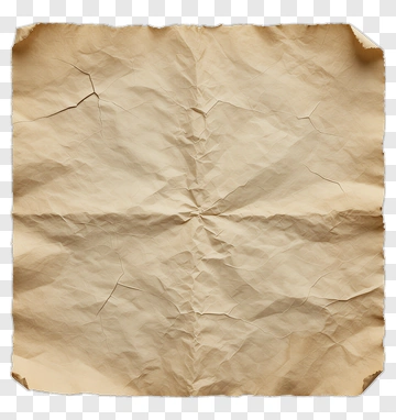 Crumpled Brown Paper PNG
