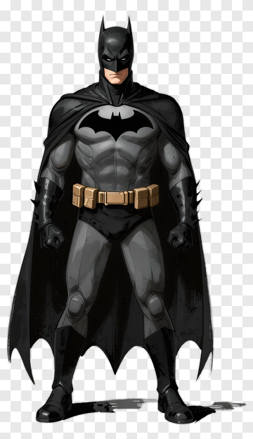 Batman Standing In Full Costume PNG