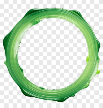 Green Paint Ring PNG